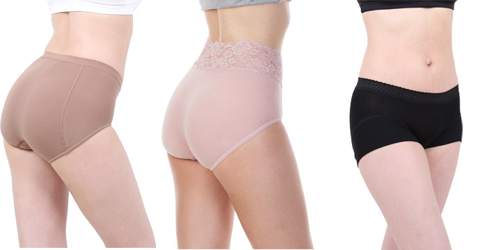 足ゴムタイプなどトラタニショーツの着用イメージ